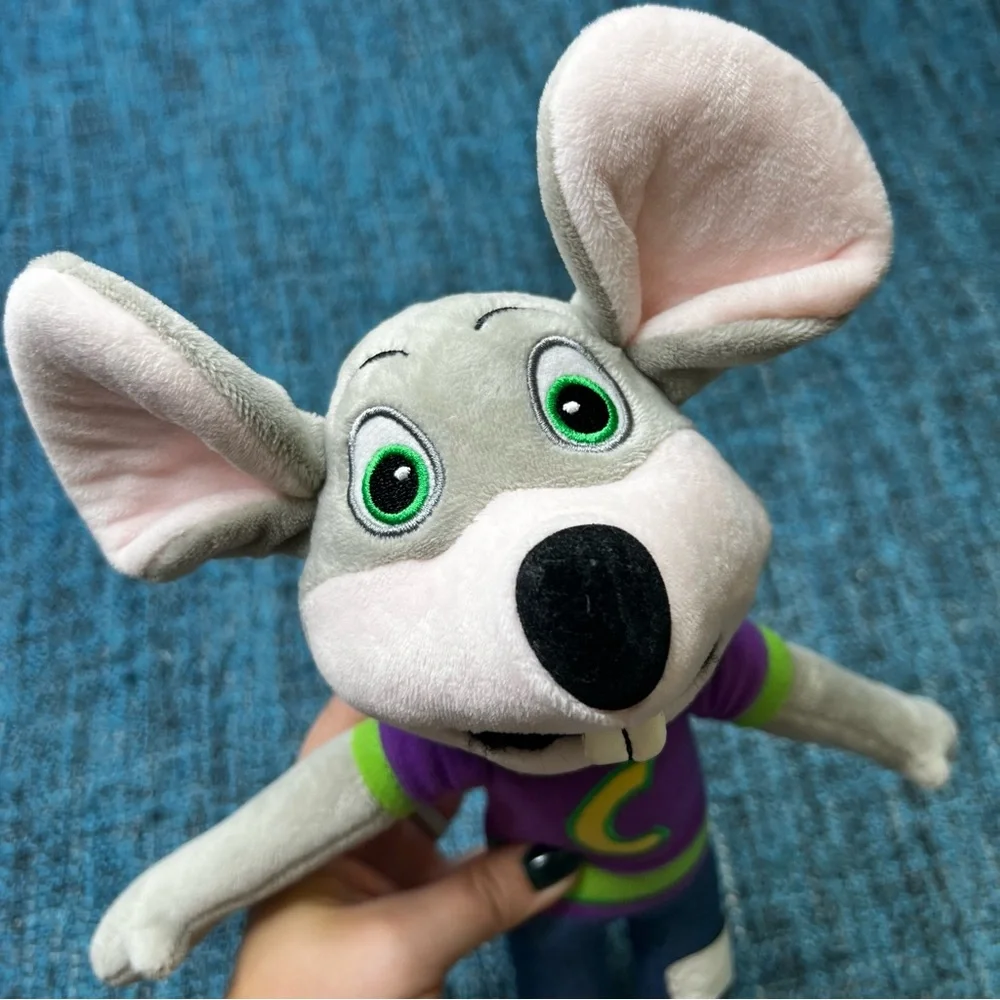 Chuck E. Cheese Mouse Plush Stuffed Animal Approx 13